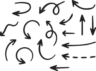 Elegant Hand Drawn Arrow Graphics for Branding