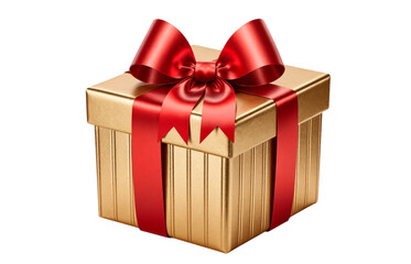 Fototapeta premium gift box isolated on white