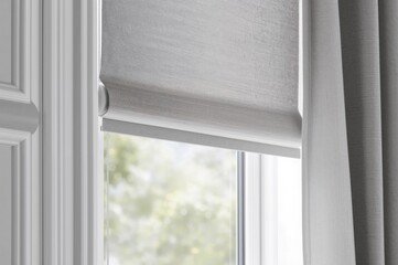 Obraz premium Dual-mode roller blinds for day and night use