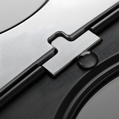 Intricate Gasket Fusion: A Close-Up Celebration of Metal and Rubber Texture Interplay, Merging Vibrant Contrast with Refined Minimalist, Detailed Composition