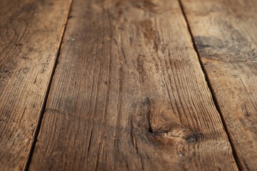 Obraz premium Close-up of rustic aged wooden surface