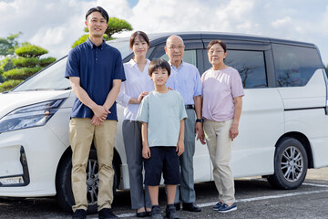 家族旅行　3世代家族・三世代家族