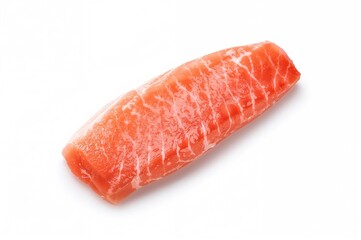 Fillet of Trout Against a Plain White Backdrop