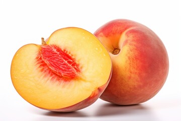 Ripe Peach peach fruit apple.