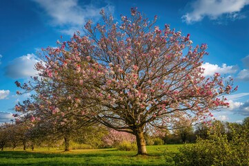 Fototapeta premium Springtime flowering tree