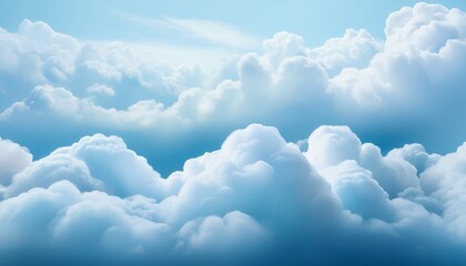 smooth pastel blue clouds background