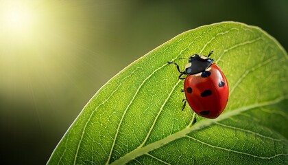 ladybug on a leaf
