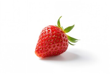 Fresh strawberry isolated on a white backdrop