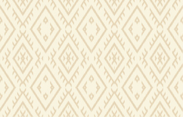 Ethnic abstract ikat art. Aztec ornament print. geometric ethnic pattern seamless  color oriental.  Design for background ,curtain, carpet, wallpaper, clothing, wrapping, Batik, vector illustration.