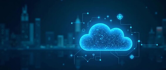 Strategic cloud technology business solutions drive enterprise innovation through scalable IT infrastructures secure digital platforms and transformative tech services for global markets. in Photo St - Powered by Adobe