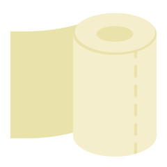 Essential soft paper roll illustration for personal hygiene and daily household use, symbolizing comfort and supply in modern living spaces
