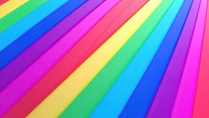 Obraz premium Colorful Rainbow Stripes Background Pattern.