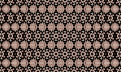 Intricate geometric pattern in neutral tones abstract mosaic textile design textured background