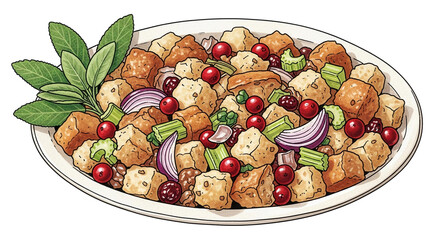 Christmas salad.