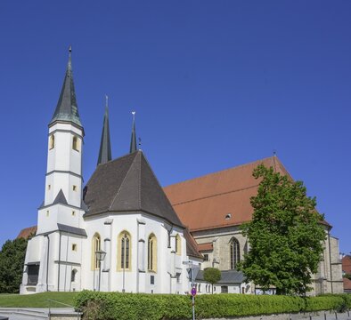 Tilly Chapel behind the Collegiate Parish Church of St Philip and St James, Alt&ouml;tting, Bavaria, Germany