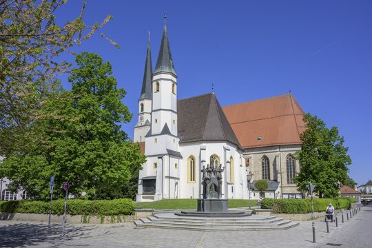 Tilly Chapel behind the Collegiate Parish Church of St Philip and St James, Alt&ouml;tting, Bavaria, Germany