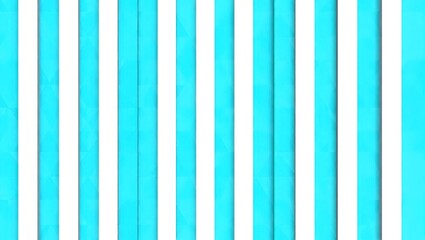 Turquoise and White Vertical Stripes Pattern Background.