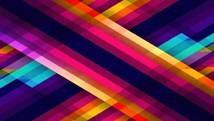 Vibrant Abstract Lines - A Dynamic and Colorful Background Design.