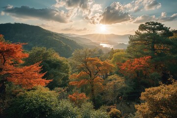 Obraz premium Stunning and Classic Scenery of Japan