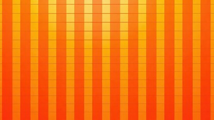 Vibrant Orange and Yellow Striped Geometric Pattern Background.