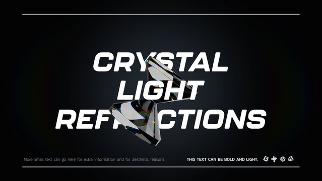 Crystal Light Refraction Titles