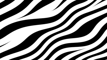 Zebra Stripes - A Bold and Graphic Animal Print Design.