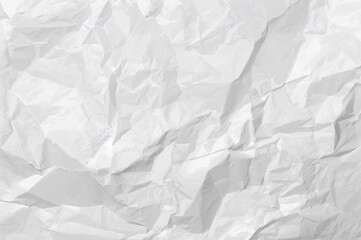 Obraz premium Background of white paper with a wrinkled texture