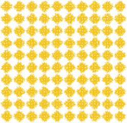 seamless pattern with yellow flowers