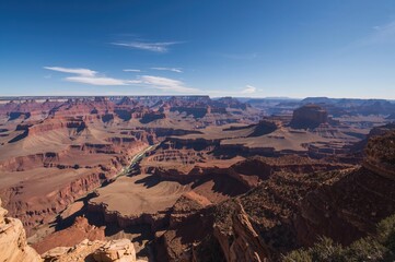 Panoramic vista of the western edge from a high vantage point