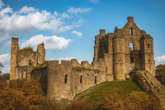 The remains of an ancient fortress in West Yorkshire
