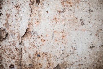 Corroded white metal surface with a distressed backdrop