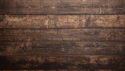 Fototapeta premium Aged white and dark brown wooden planks arranged in a row with visible grain and texture, creating a vintage neutral background.
