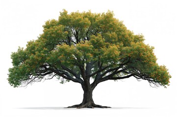 Obraz premium Lone tree with clear background