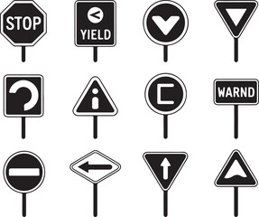Illustration Safety Traffic Street Road Sign Regulation Signal Hazard Warning