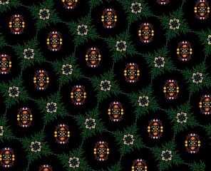 luxury seamless pattern with golden dots on dark red background, elegant texture for fashion and decoration design