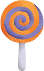 Lollipop Moon above Dark Cauldron