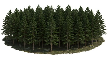 Fototapeta premium Forest circle image