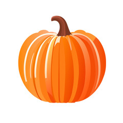 Minimalist vector pumpkin