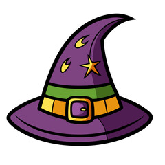 Halloween hat with decorative elements