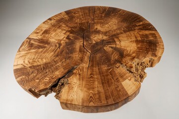 Wooden tabletop crafted from suar timber