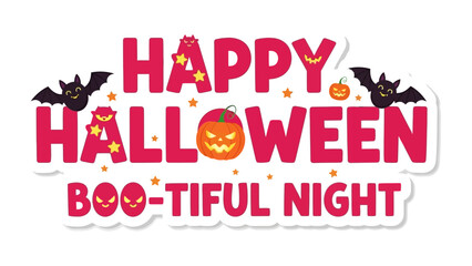 Halloween Celebration: A vibrant and playful Halloween greeting with spooky characters and festive fonts evokes the spirit of this magical autumn night.