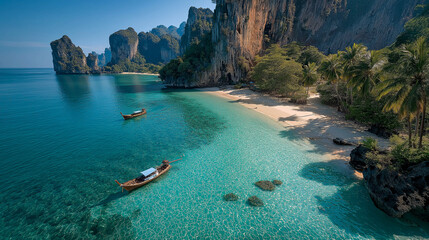 tropical beach in thailand