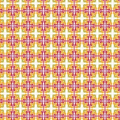 vector seamless pattern with flowers