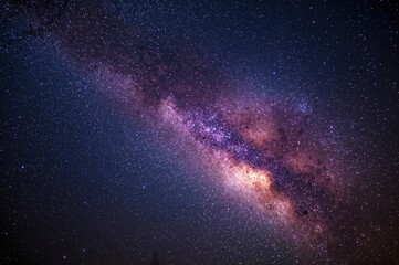 Fototapeta premium Celestial stars set against a mystical space backdrop