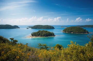Tiny Isles within a Coastal Bay
