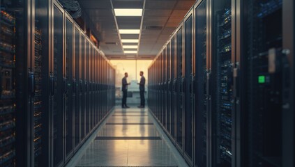 Data center servers for network infrastructure