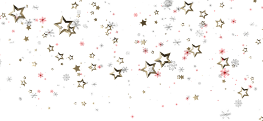 Elegant background featuring gold stars and snowflakes in a festive design. Perfect for Christmas and New Year celebrations. Ideal for various d