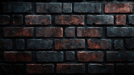 Obraz premium Dark Brick Wall Texture (3)