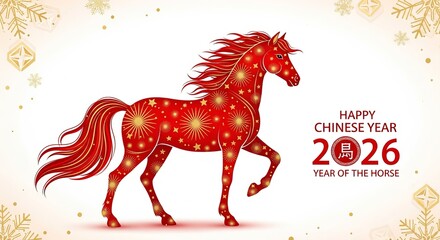 2026 year of the horse chinese new year celebration