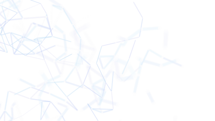 Abstract image of network lines on a white background, representing connections, data, and digital relationships. Perfect for technology, busine